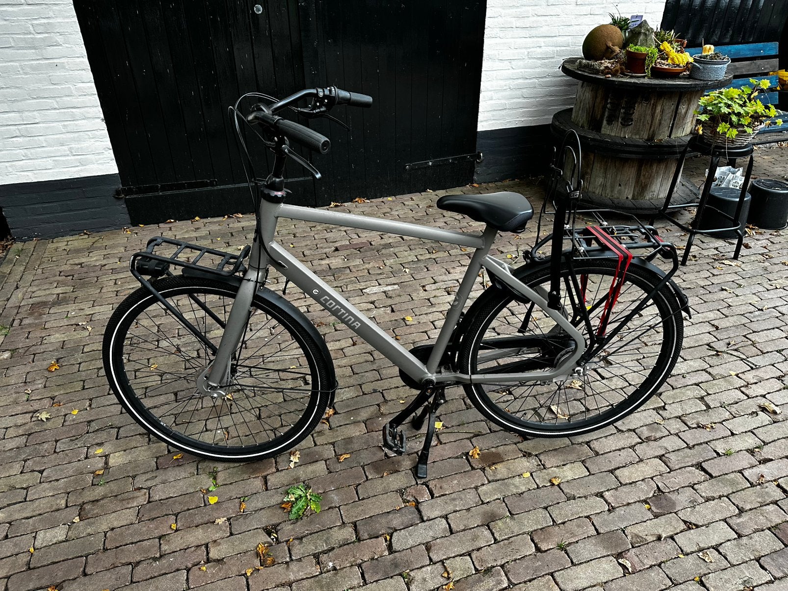 Cortina jongensfiets met monkey, Gebruikt, Versnellingen, Trommelrem, Ophalen