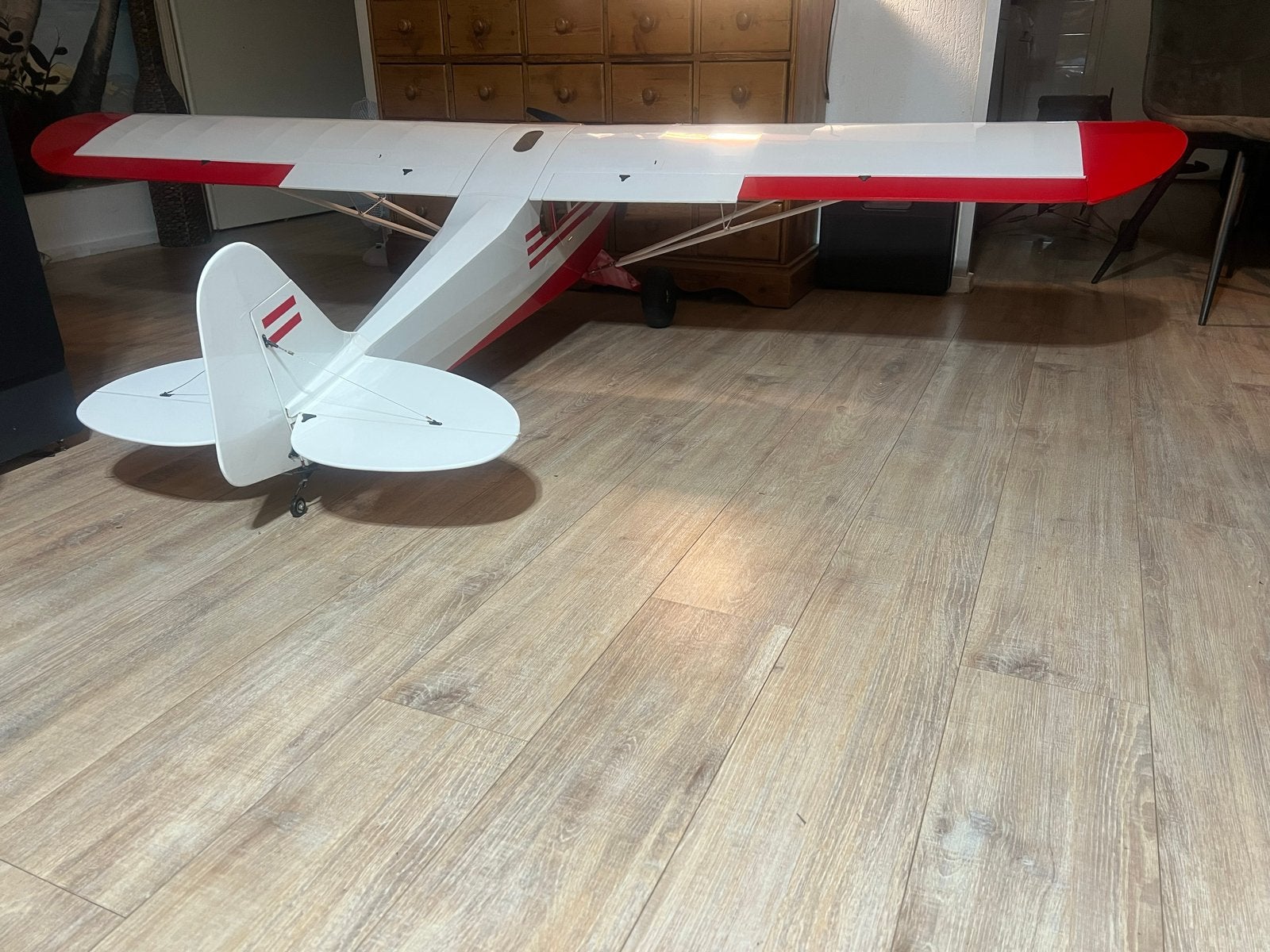 RC PA 18 Piper van Staufenbiel - 2.65m spanwijdte, Ophalen, Gebruikt, Elektro