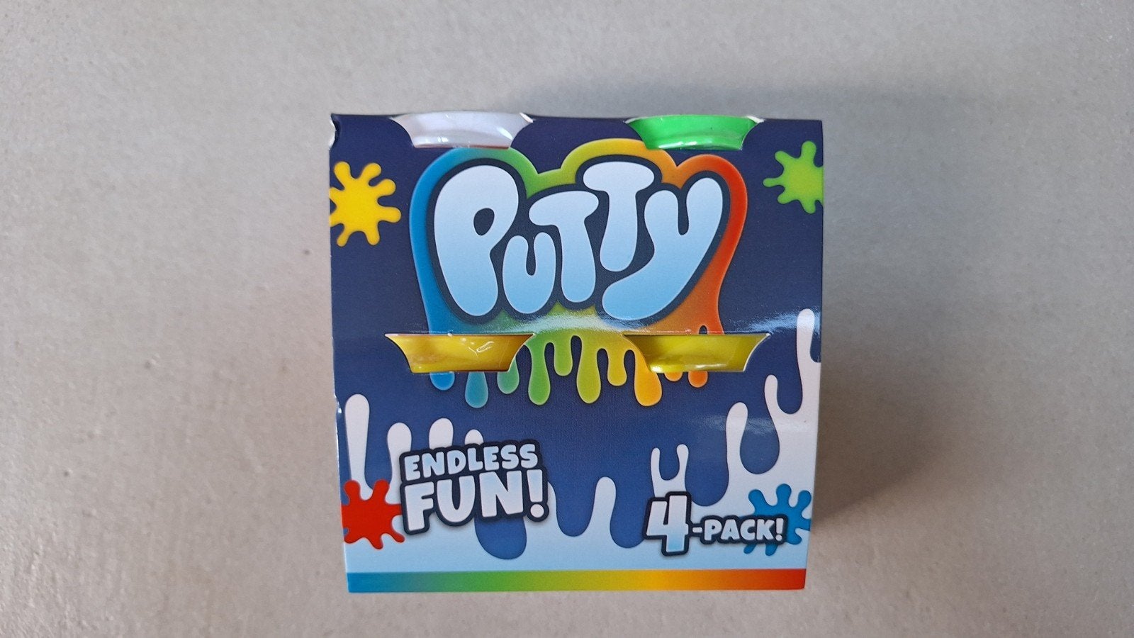 Putty 4-pack - slijm -  Eindeloos speelplezier voor kinderen, Ophalen of Verzenden, Nieuw, Jongen of Meisje