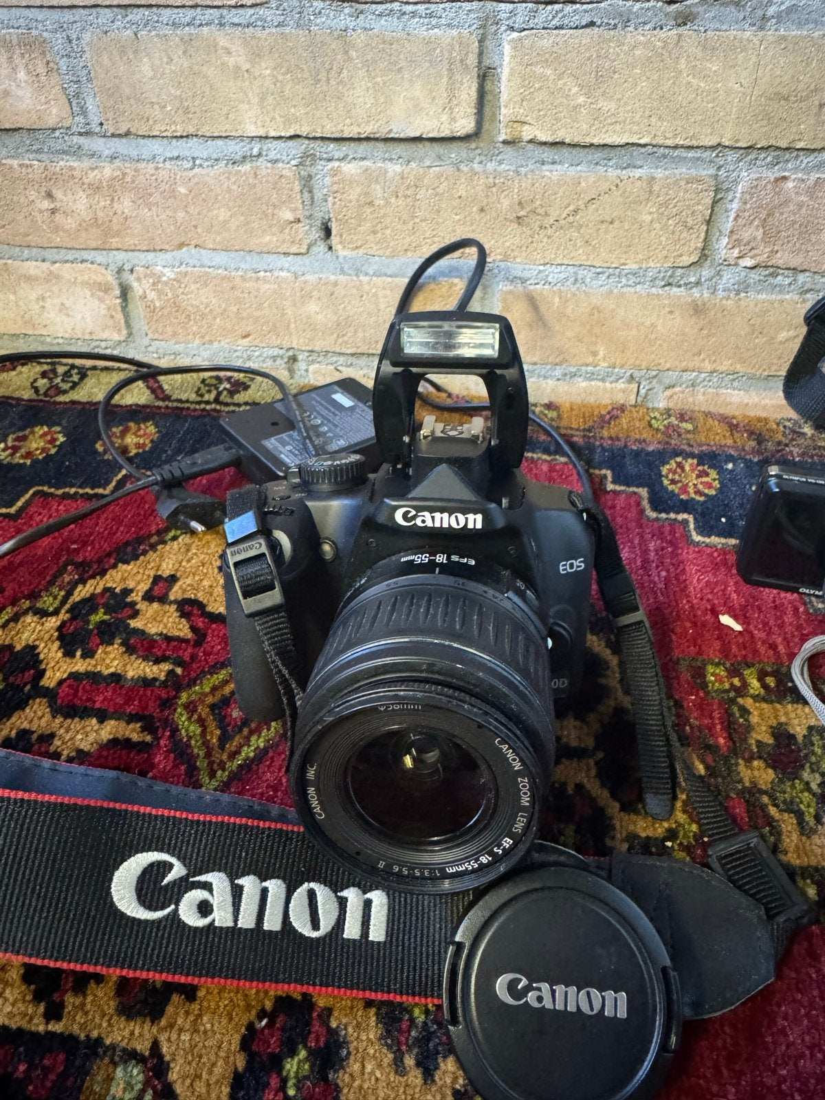 Canon EOS 1000D Spiegelreflexcamera met lens