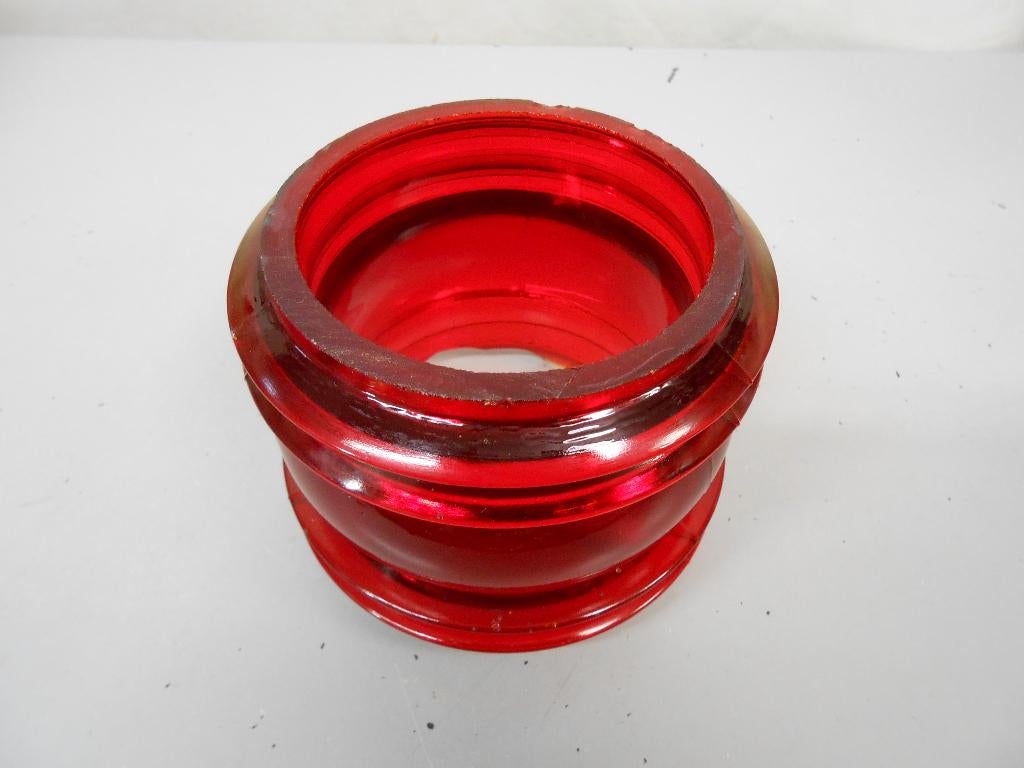 Fresnel lens glas, rood, Ophalen of Verzenden, Gebruikt, Overige typen