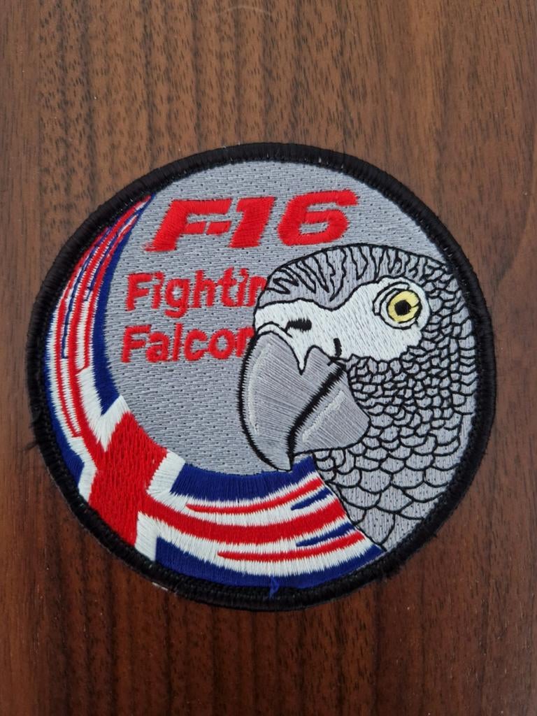 F-16 322 Squadron Afghanistan patch badge klu rnlaf, Verzenden, Zo goed als nieuw, Patch, Badge of Embleem