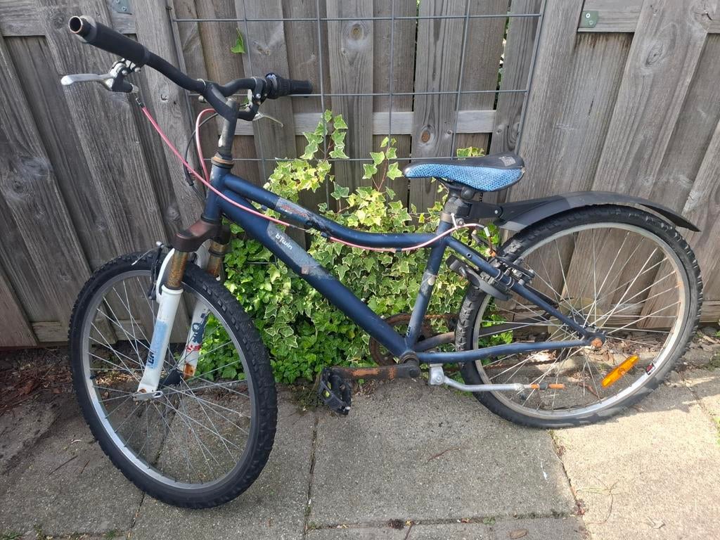 Gratis opknapfiets 24 inch mountainbike, Ophalen, Gebruikt, Staal, 24 inch of meer