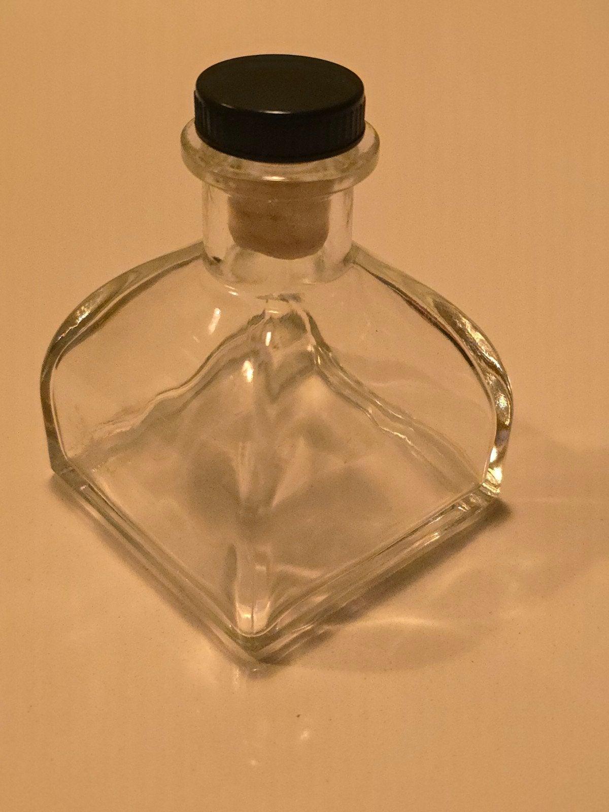 Antieke Art Deco Glazen inktfles €7,50, Ophalen of Verzenden