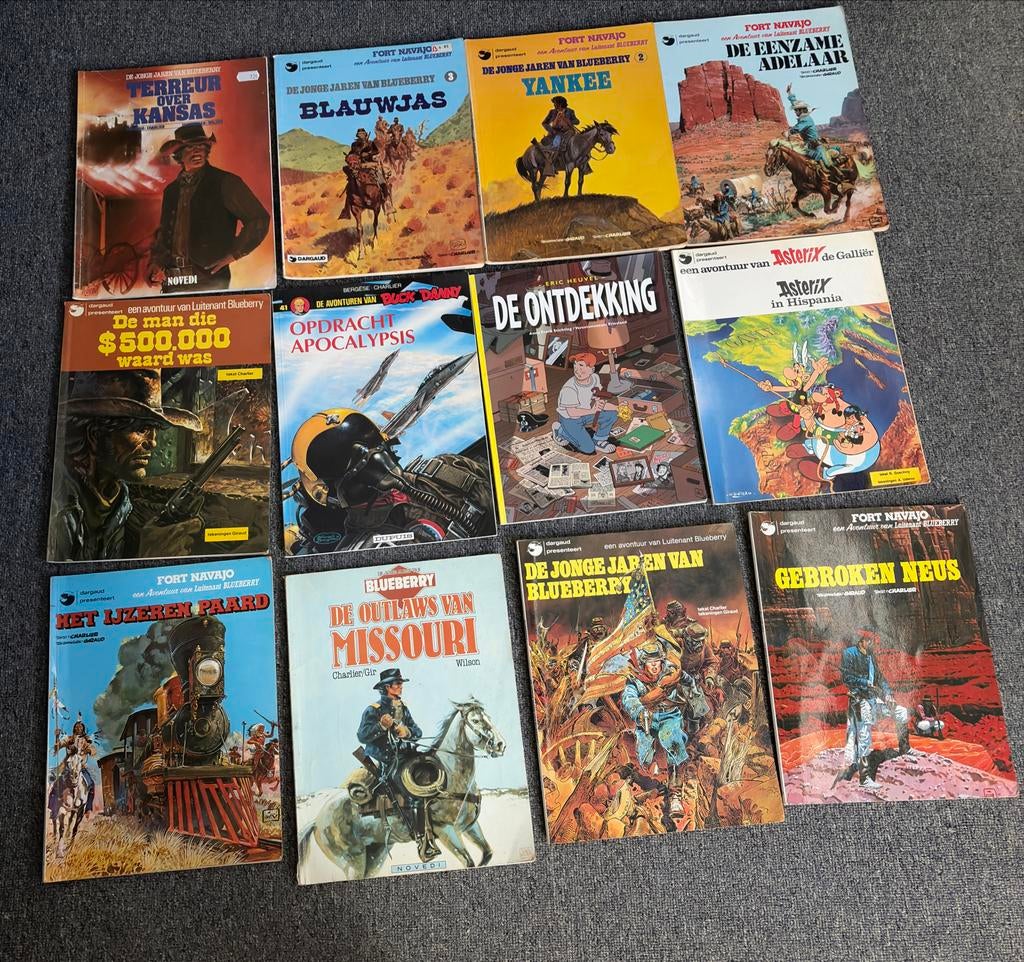 Diverse oude stripboeken, Meerdere stripboeken, Ophalen, Gelezen