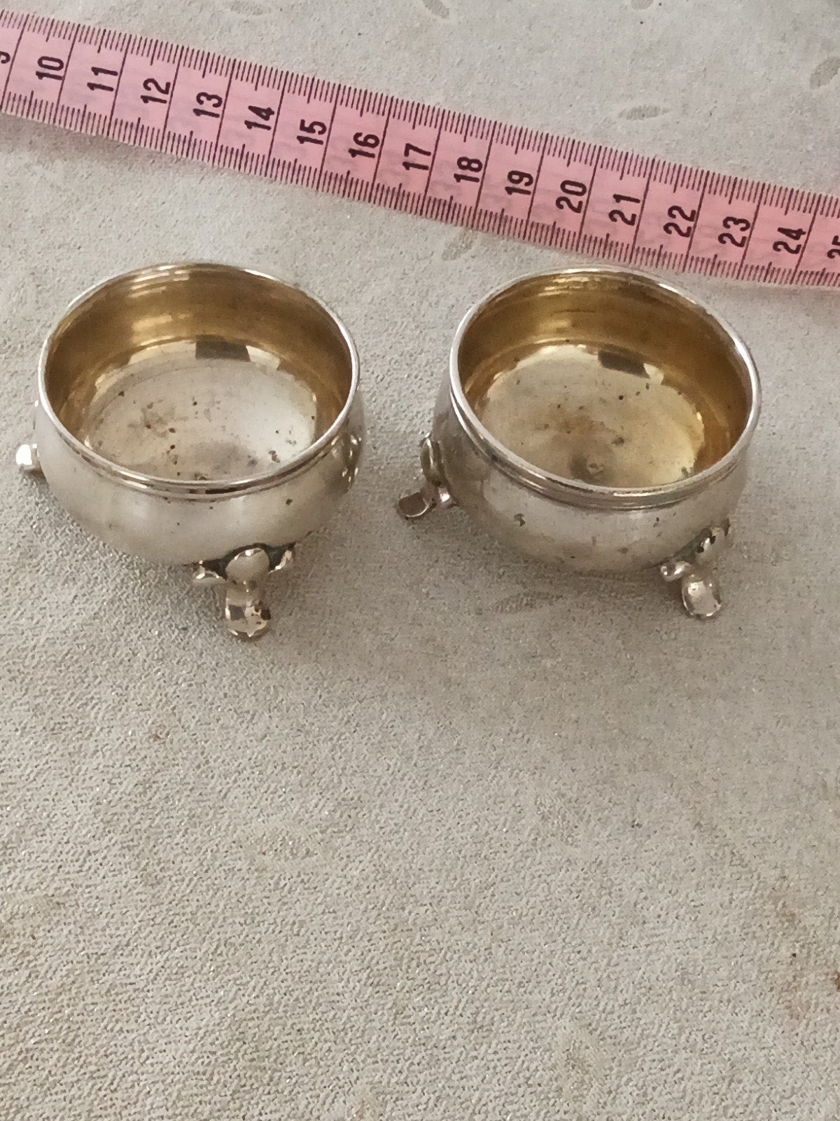 zilveren zout bakjes?, Ophalen of Verzenden, Zilver