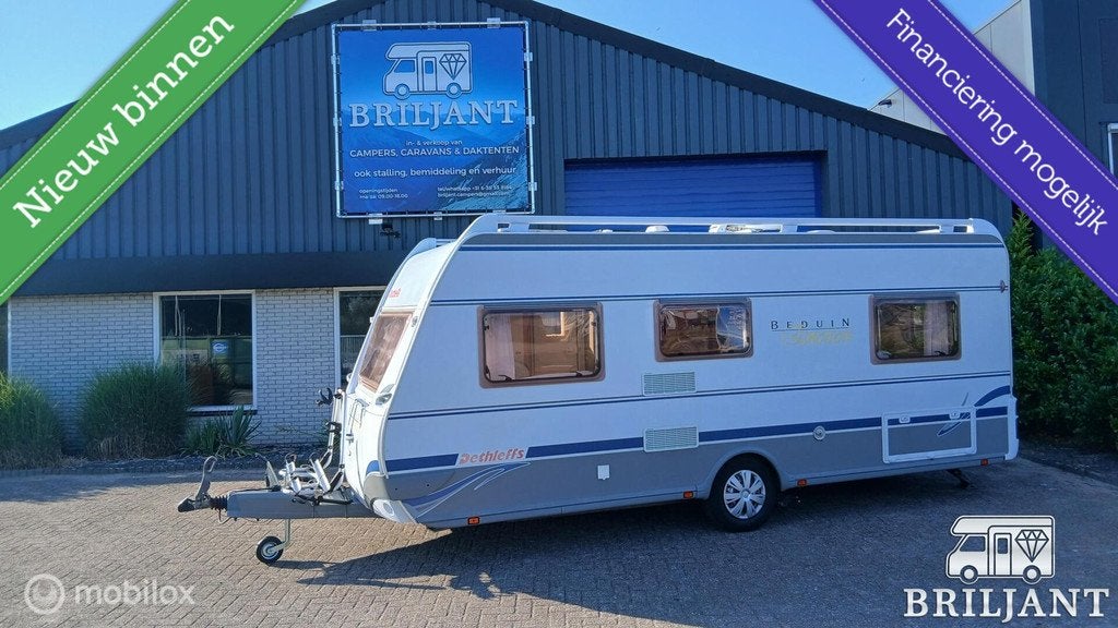 Dethleffs 510 EL3 Caravan.. fransbed/rondzit, Caravans en Kamperen, Caravans, Bedrijf, tot en met 4, 1000 - 1250 kg, Rondzit, Dethleffs