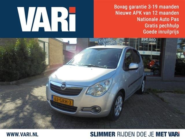 Opel Agila 1.2 16v N-JOY Airco (bj 2008), Voorwielaandrijving, 86 pk, Gebruikt, 965 kg