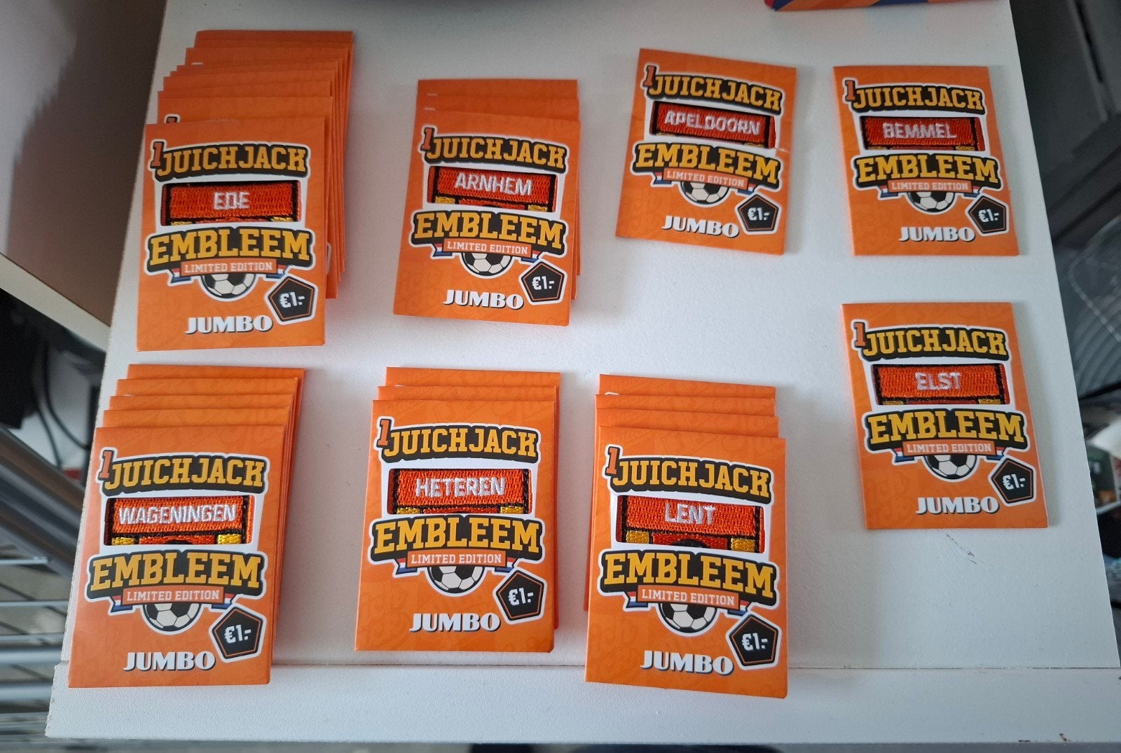 jumbo plaatsnaam emblemen, Jumbo, Ophalen of Verzenden