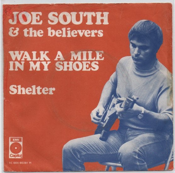 Joe South- Walk a Mile in my Shoes, 7 inch, Ophalen of Verzenden, Zo goed als nieuw, Pop