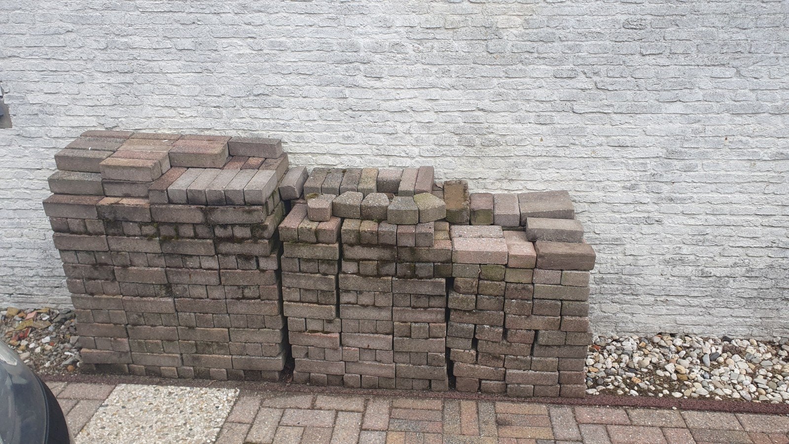bakstenen / klinkers rood, Tuin en Terras, Ophalen, Gebruikt, Beton, Klinkers