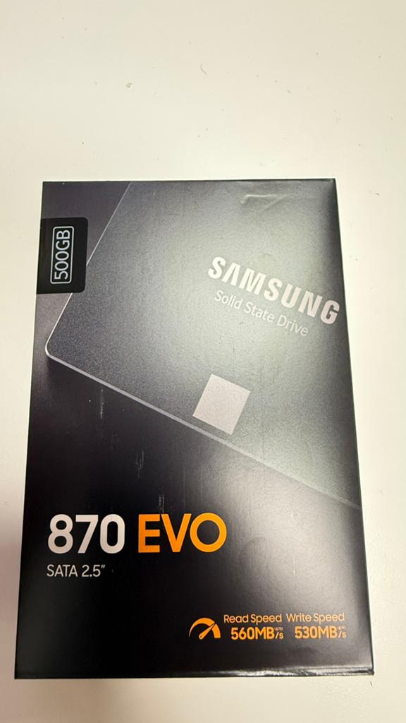 Samsung 870 EVO 500GB SATA 2.5" SSD - Nieuw in doos, Intern, Nieuw, Ophalen of Verzenden, Laptop