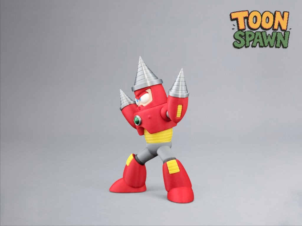 Drill Man – 20 cm – Mega Man Figuur, Ophalen of Verzenden, Nieuw, Overige typen
