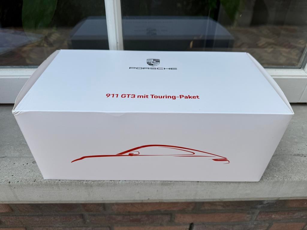 1:18 Porsche 911 992 GT3 Touring Package Lava Orange Spark, Overige merken, Auto, Models@sparkmodel.com, Ophalen of Verzenden