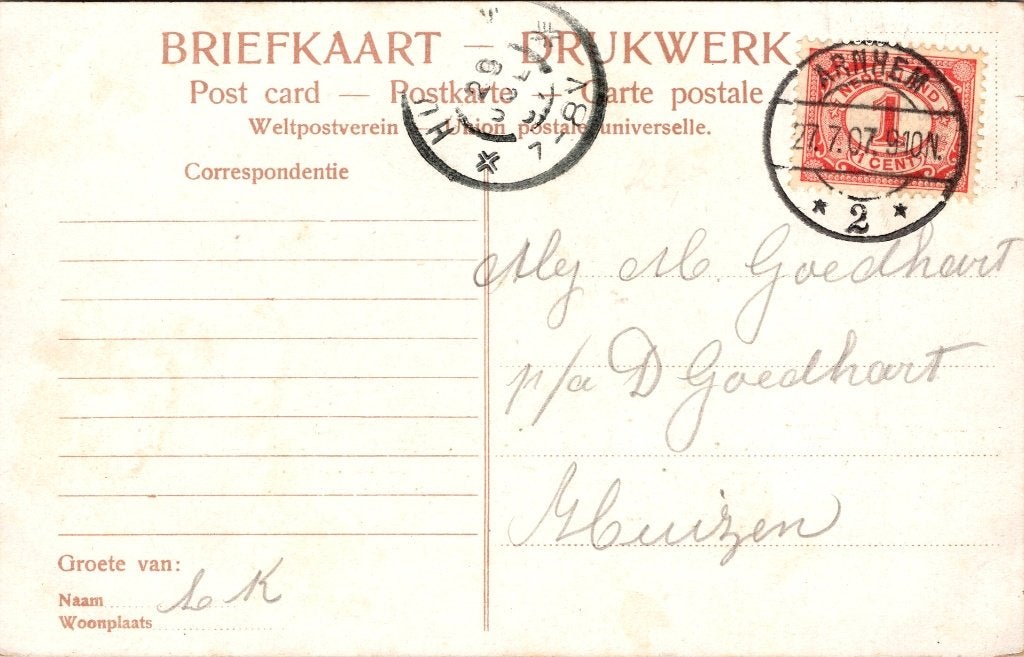 Velp - 12 antieke ansichtkaarten I, Verzenden, Voor 1920, Gelopen, Gelderland