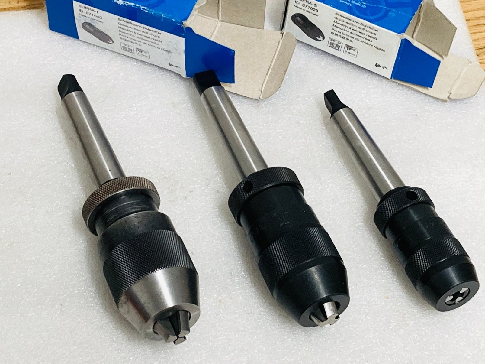 Boorkopen Albrecht Rohm 0-10 mm draaibank freesbank, Ophalen of Verzenden, Zo goed als nieuw