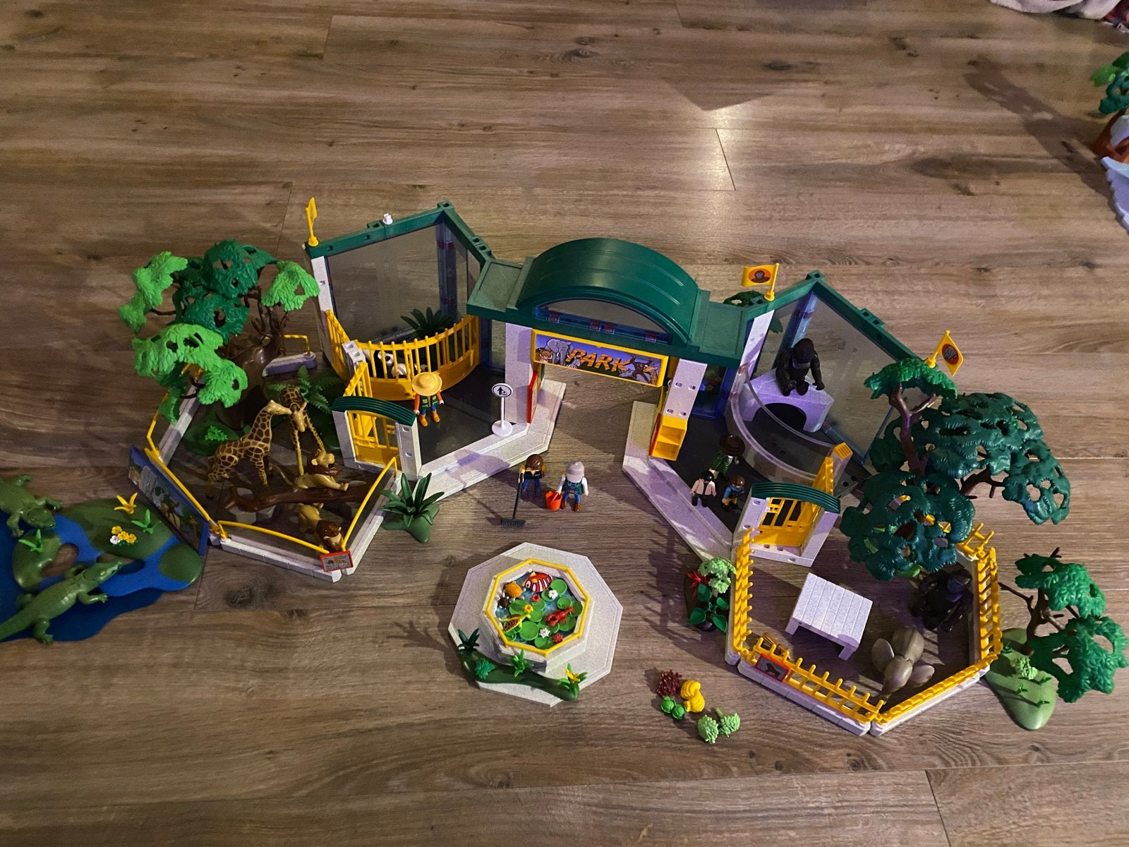 Playmobil 3240 Dierentuin met veel extra dieren en groen, Kinderen en Baby's, Gebruikt, Gebouw, Complete set, Ophalen of Verzenden