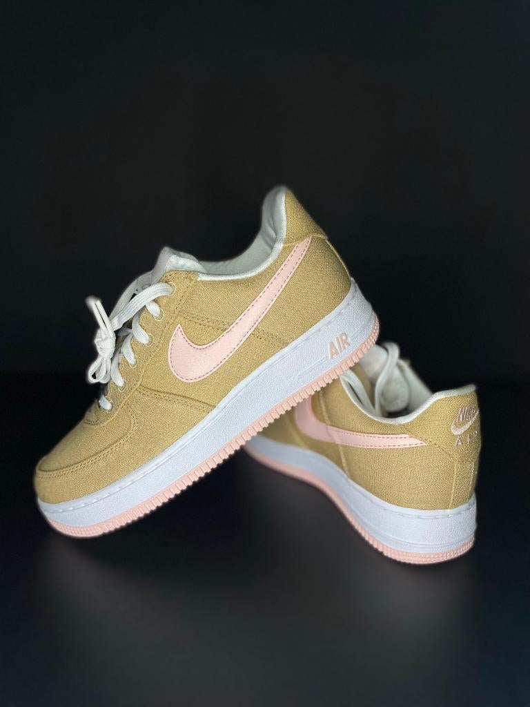 NIKE AIR FORCE 1 RETRO LOW LINEN CANVAS - maat 38.5, Overige kleuren, Nike, Nieuw, Ophalen of Verzenden