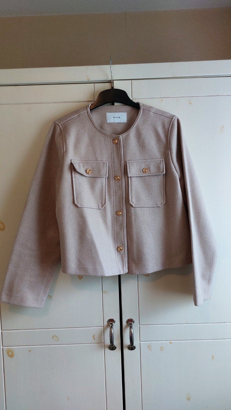 Vila jasje maat 42, Verzenden, Beige, Vila, Maat 42/44 (L)