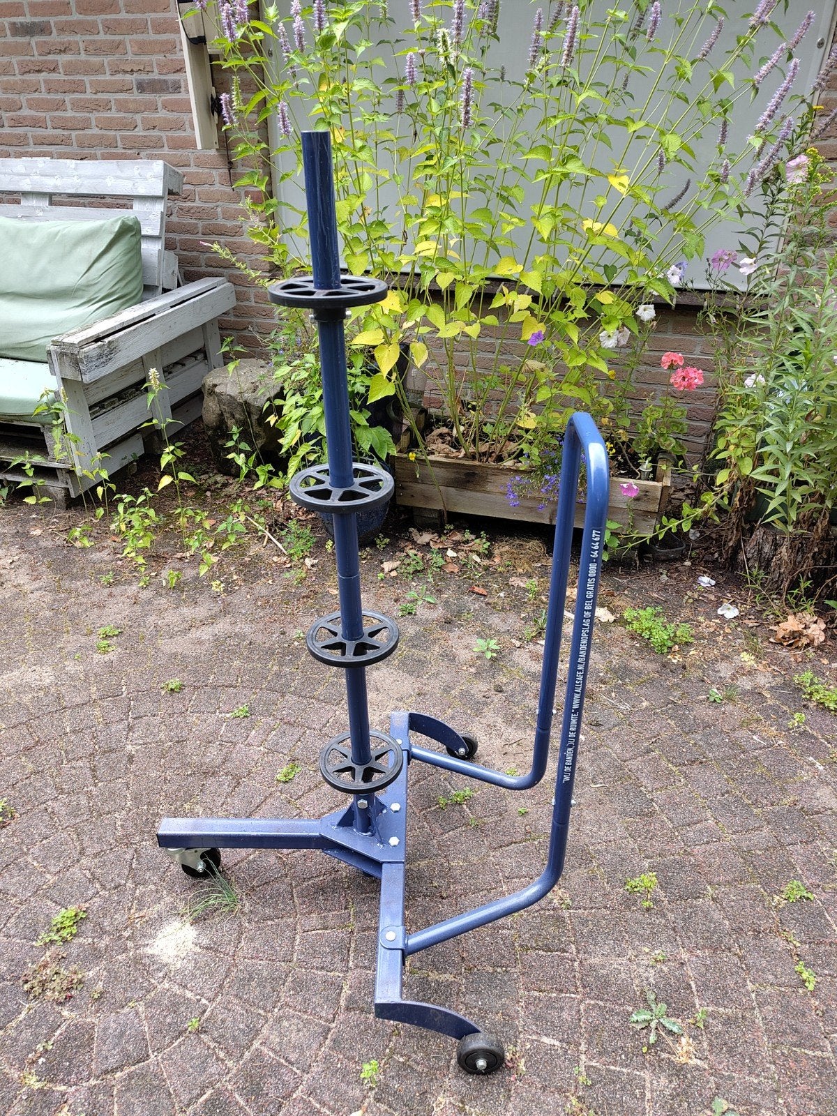 Verrijdbare bandenboom met hoes, Ophalen, Gebruikt