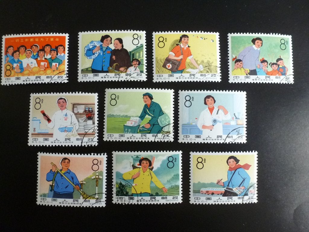 China 1966, Verzenden, Gestempeld, Centraal-Azië