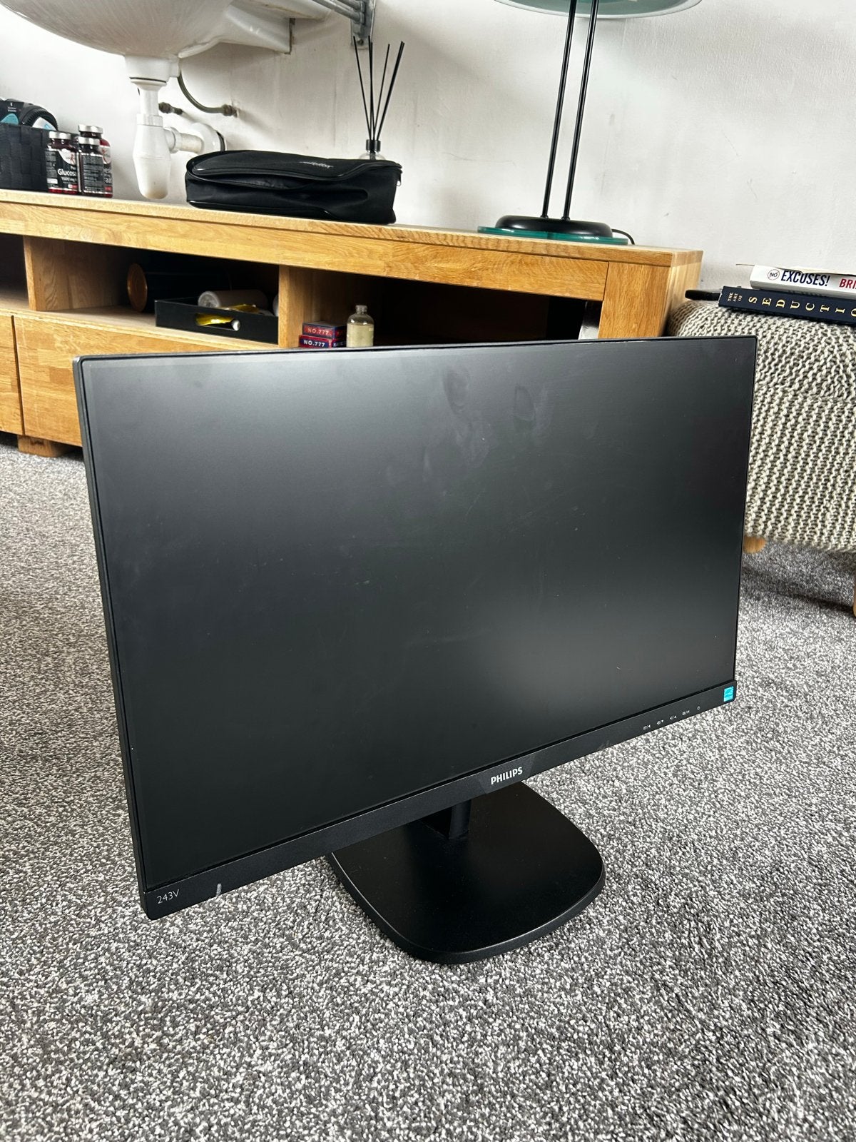Philips 243V Monitor, Computers en Software, Monitoren, Ophalen, Kantelbaar, Full HD, 60 Hz of minder