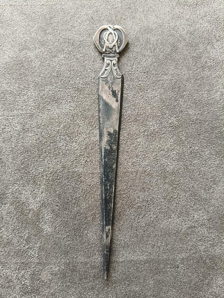Vintage Briefopener Technische Troepen Leger, Ophalen of Verzenden