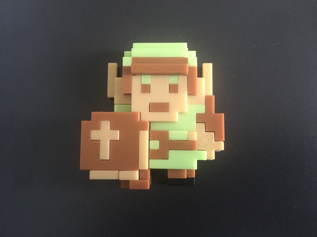 World of Nintendo: 8-Bit Link (Jakks Pacific) – 5,7 cm, Ophalen of Verzenden, Zo goed als nieuw