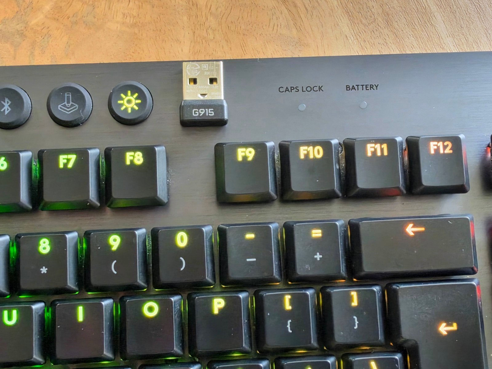 Logitech G915 Lightspeed Toetsenbord & G603 Muis Set, Gebruikt, Logitech G, Gaming toetsenbord, Ophalen of Verzenden