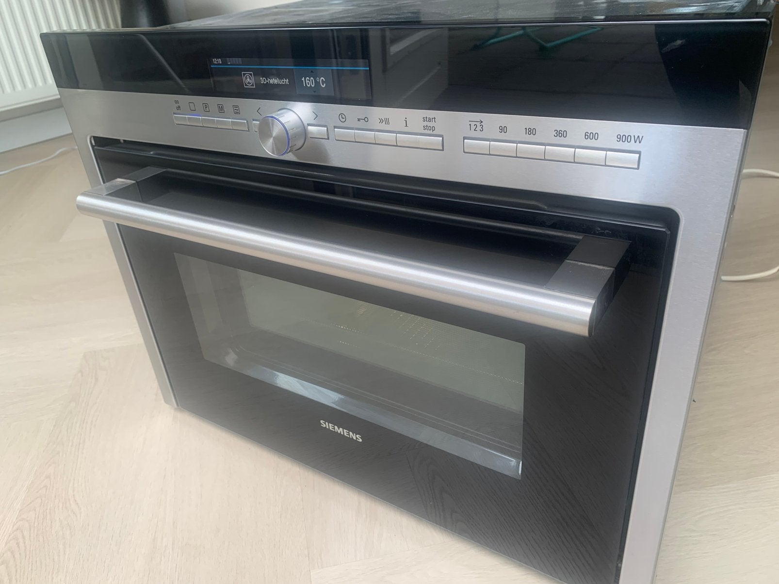 LUXE SIEMENS COMBI OVEN MAGNETRON EN GRILL, Ophalen, Zo goed als nieuw, Magnetronfunctie, Oven met grill