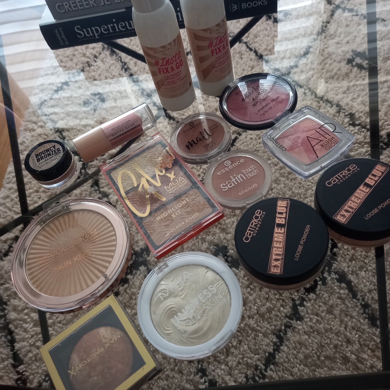 powder blush bronzes setting, Ophalen, Overige kleuren, Wangen
