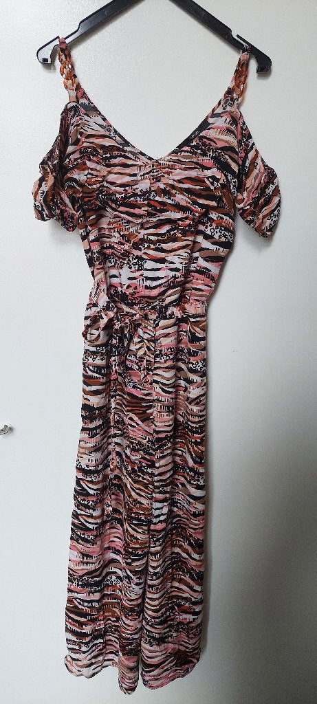(PAK02) Gekleurd jumpsuit – George, maat 38, Ophalen of Verzenden, Zo goed als nieuw, Maat 38/40 (M), Zwart