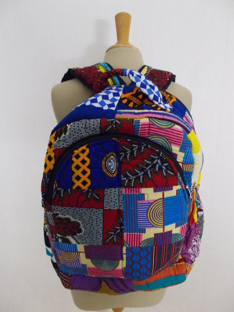 Vrolijke 100% katoenen ethnic/hippie rugzak, Verzenden, Nieuw, Overige kleuren, Overige typen