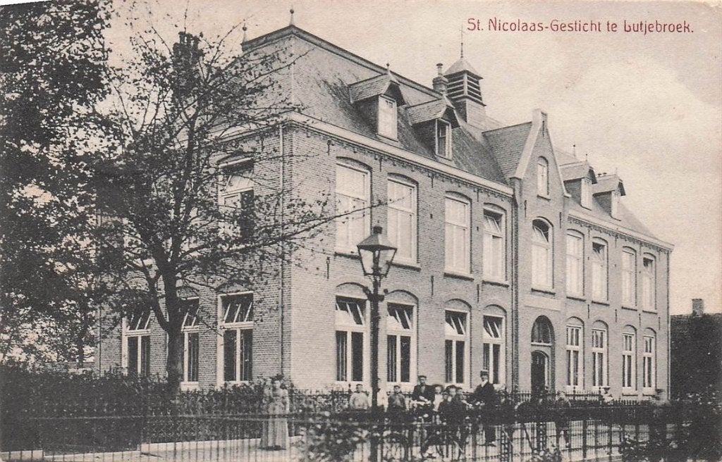 703-157-029 St Nicolaas-Gesticht te Lutjebroek, Verzamelen, Verzenden, Voor 1920, Noord-Holland