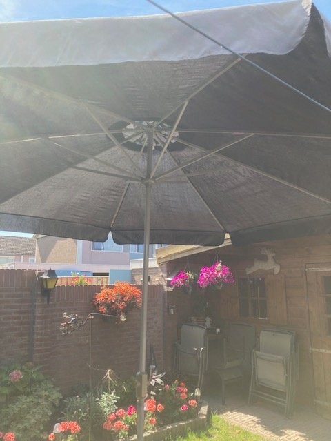 PARASOL, Ophalen, Gebruikt, 3 tot 4 meter, Stokparasol