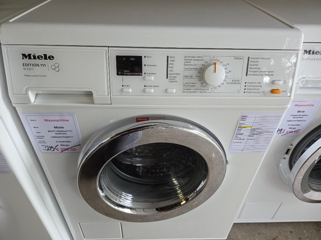 Foto 3 van wasmachine - Miele - 7kg - A++ UITVERKOOP!