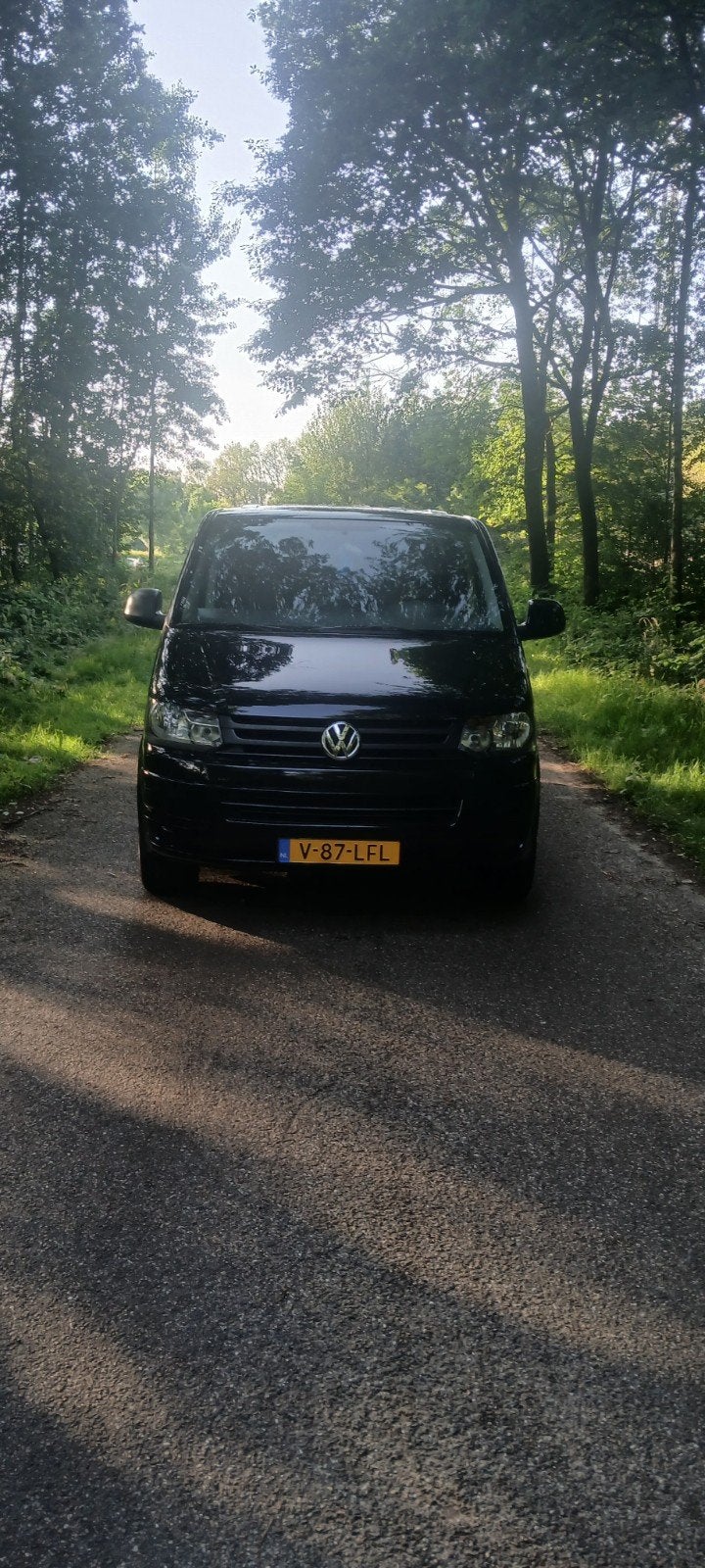 Volkswagen transporter, benzine , zwart, Auto's, Volkswagen, Voorwielaandrijving, Euro 5, Stof, 1984 cc