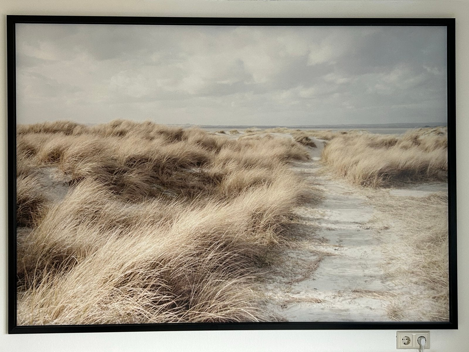 Grote IKEA poster 200x140 cm in aluminium frame, Huis en Inrichting, Ophalen, 125 cm of meer, Zo goed als nieuw, Foto of Poster