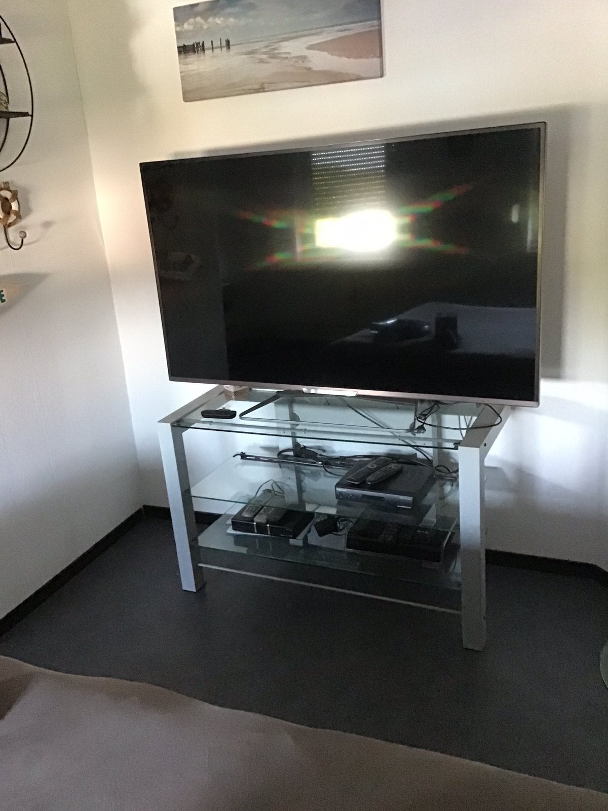 Phillips ambilight led tv + Tv meubel, Ophalen, Gebruikt, Minder dan 100 cm, Metaal