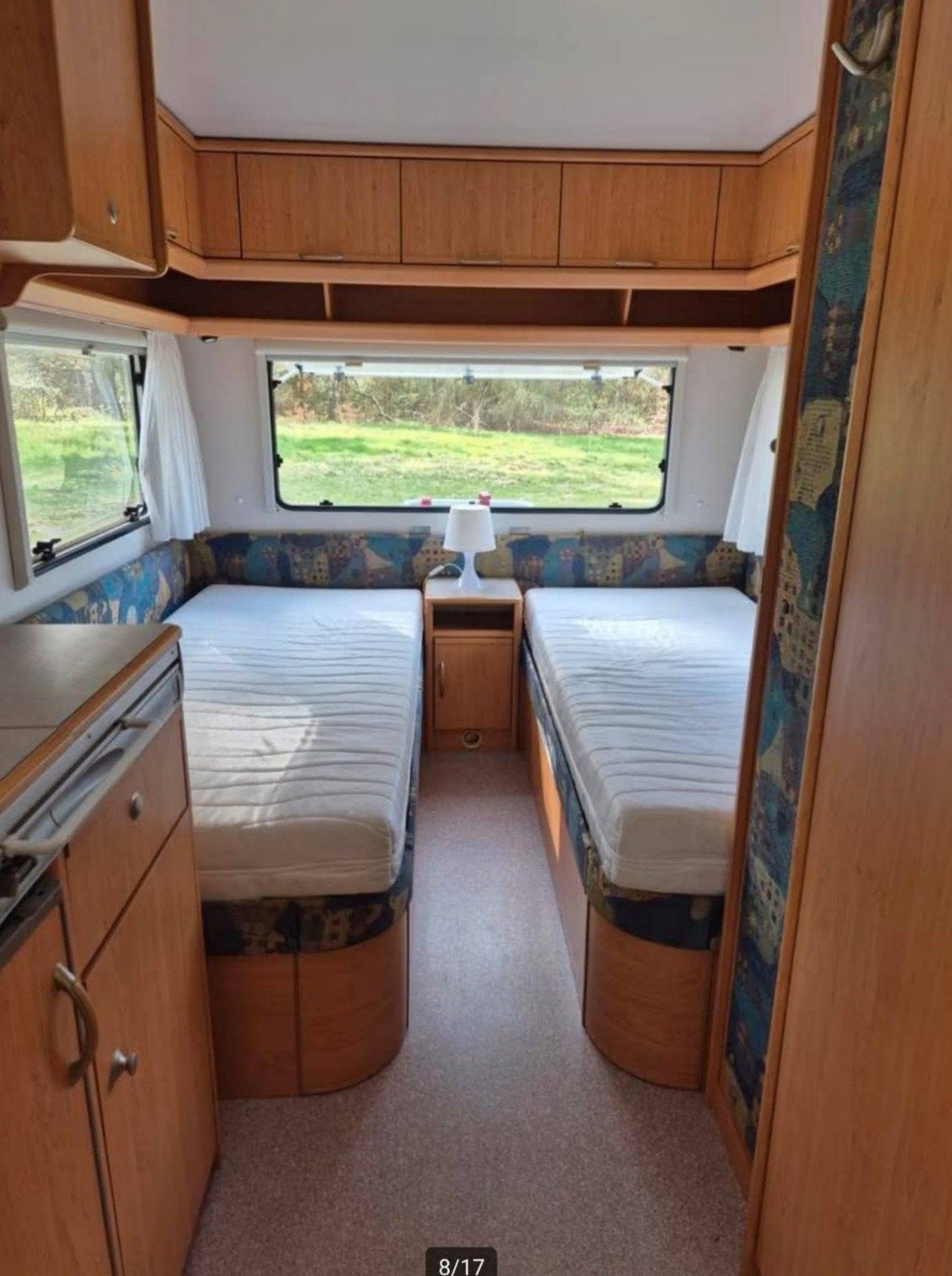 Knaus Sudwind, enkele bedden, airco, mover +bon €360 camping, Rondzit, Kachel, 750 - 1000 kg, Particulier