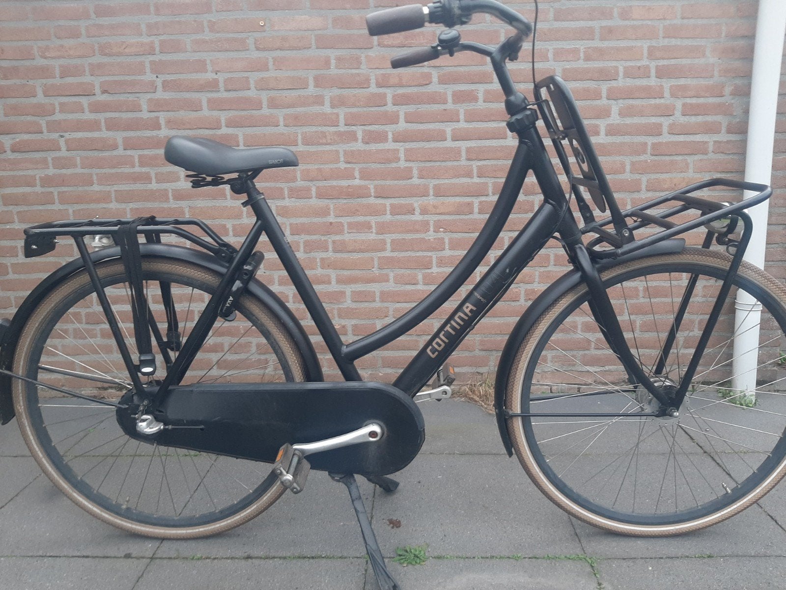 Corrina U4 damesfiets zwart. 3 nexus versnellingen, Ophalen, Terugtraprem, Gebruikt, Versnellingen