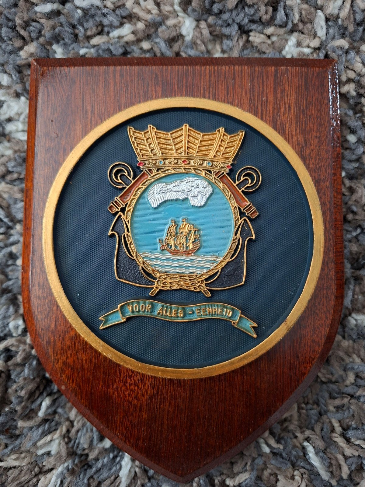 wapenschild MLD - VSQN 1, Ophalen of Verzenden, Luchtmacht, Nederland, Embleem of Badge