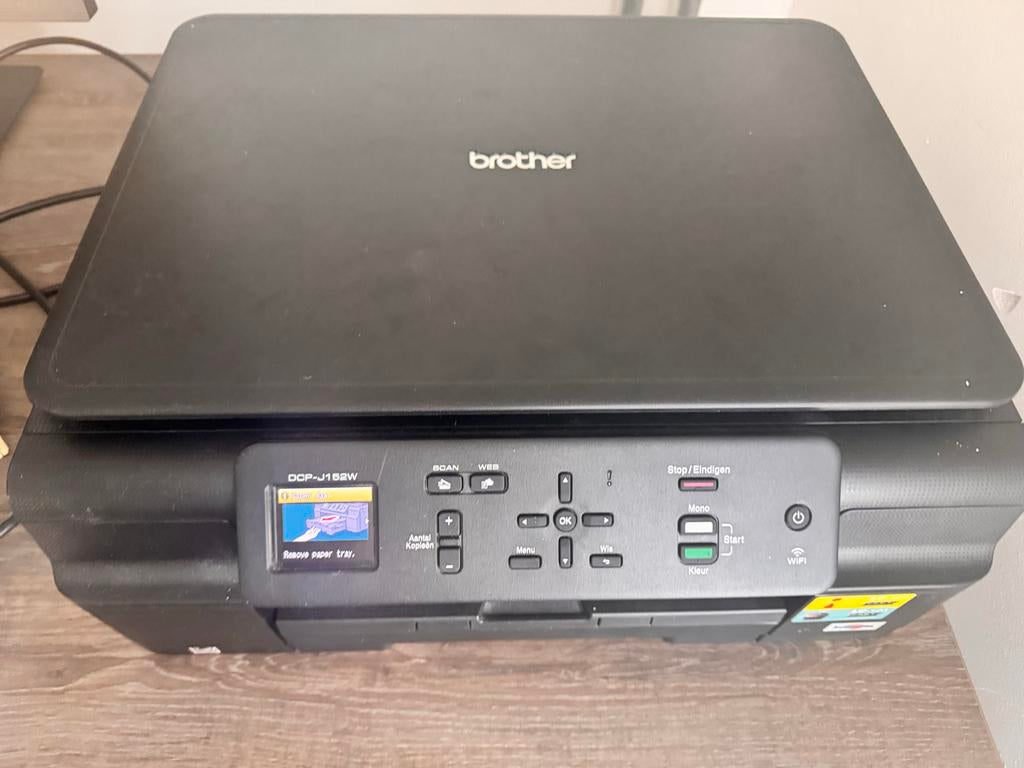 Brother DCP-J152W printer (defect) met volle cartridges, Inkjetprinter, All-in-one, Kleur printen, Ophalen of Verzenden