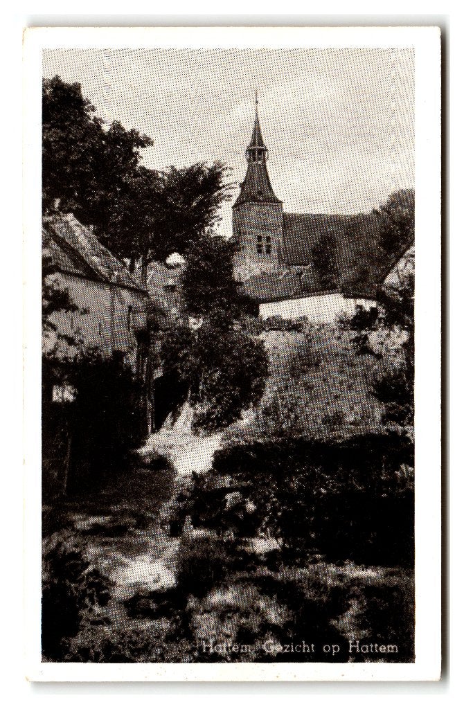 Hattem, Gezicht op Hattem, Ophalen of Verzenden, 1940 tot 1960, Gelopen, Gelderland
