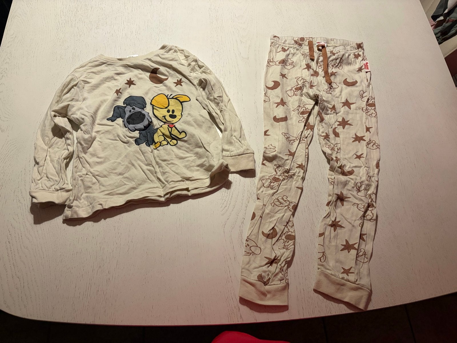 Woezel & Pip Pyjama maat 110/116, Ophalen of Verzenden, Zo goed als nieuw, Jongen of Meisje, Nacht- of Onderkleding