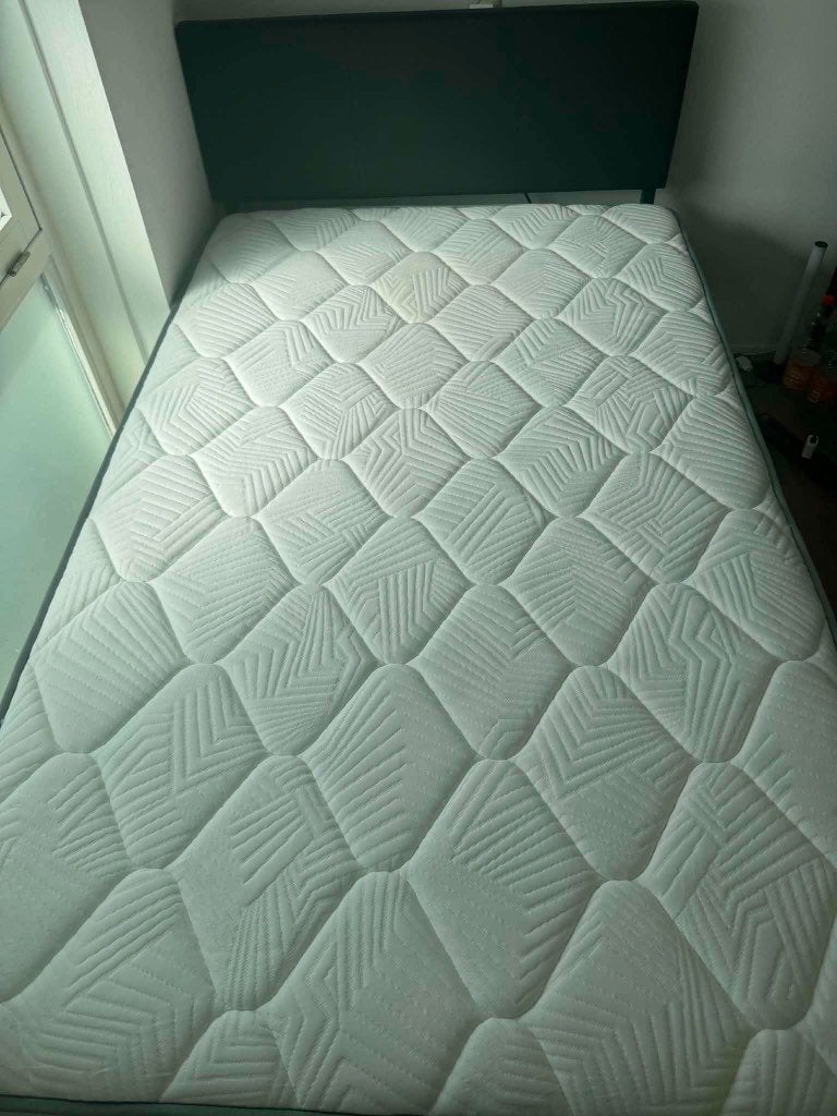 Łóżko 120x200 z materacem, Ophalen, Tweepersoons, Zo goed als nieuw, 120 cm