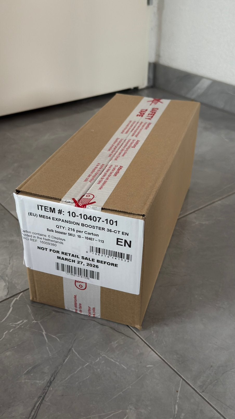 Pokemon Chaos Rising Booster Box Case, Ophalen of Verzenden, Nieuw, Boosterbox