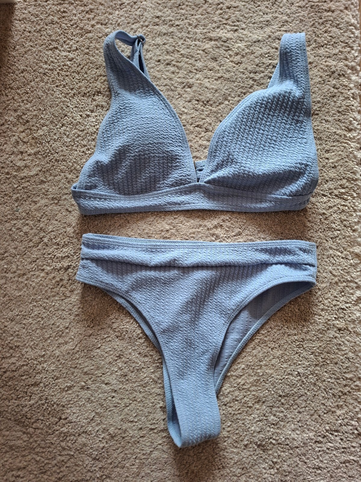 Shein bikini maat M, Blauw, Ophalen of Verzenden, Zo goed als nieuw, Bikini