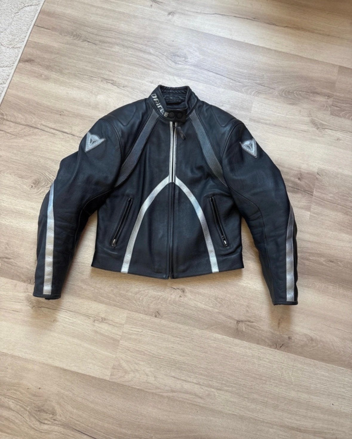 Dainese Leren Motorjas met Protectie - Goede Staat, Motoren, Kleding | Motorkleding, Ophalen, Tweedehands, Dames, Jas | leer
