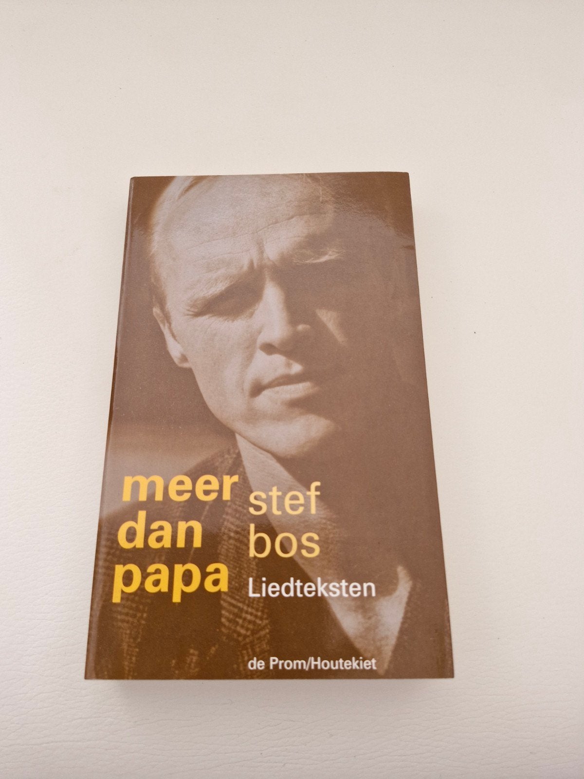 Meer dan papa - Stef Bos Liedteksten, Ophalen of Verzenden